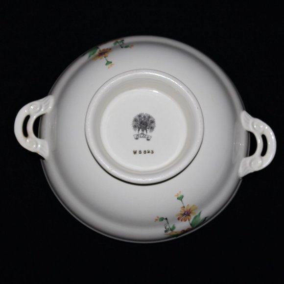 Near Antique Homer Laughlin Wells Vegetable Bowl | Soprano Vegetable Bowl - Picture 5 of 8